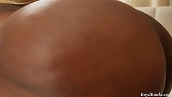 Voluptuous Ebony Woman Enjoying Big Black Cock