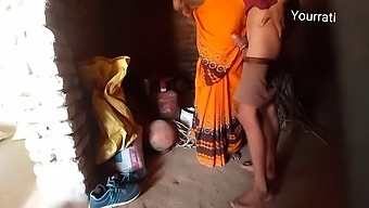 Rural Couple Shares Intimate Moments In The Fields With Unobstructed View Of Genitals And Hindi Audio