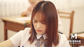 Blowjob And Handjob Lesson At School: Xu Lei'S Orgasmic Experience In Hd
